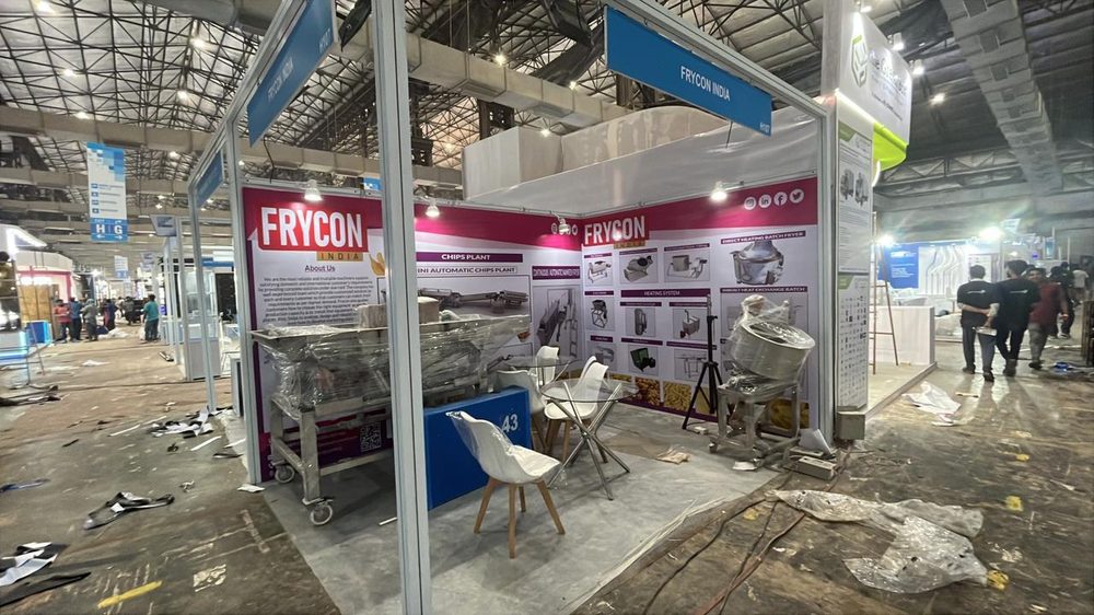 Frycon exhibition booth by MISO EXPO at Anuga Foodtech 2025, Mumbai