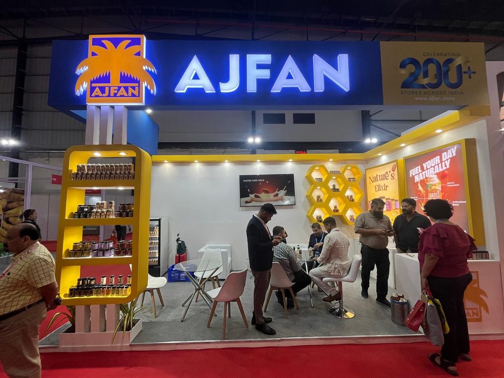 Ajfan Dates exhibition booth by MISO EXPO at Anuga Select 2025, Mumbai