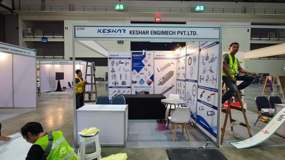 Keshar Engimec Pvt Ltf exhibition booth by MISO EXPO at Boiler World Sea 2025, Bangkok Thailand