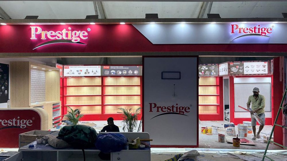 TTK Prestige exhibition booth by MISO EXPO at Vijay Sales Expo 2025, Mumbai