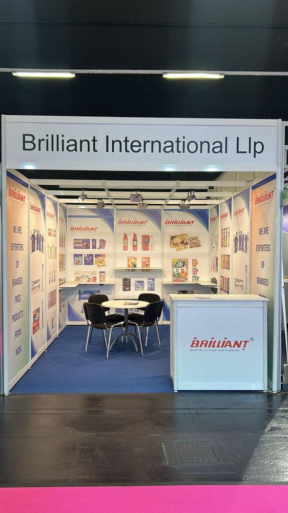 Brilliant International LLP exhibition booth by MISO EXPO at ISM COLOGNE 2026, Germany