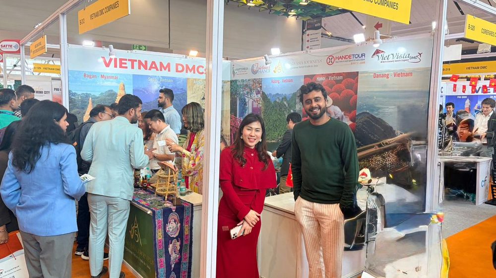 Vietnam DMC Companies exhibition booth by MISO EXPO at Satte 2026, Delhi