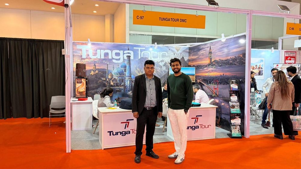 Tunga Tours exhibition booth by MISO EXPO at Satte 2026, Delhi