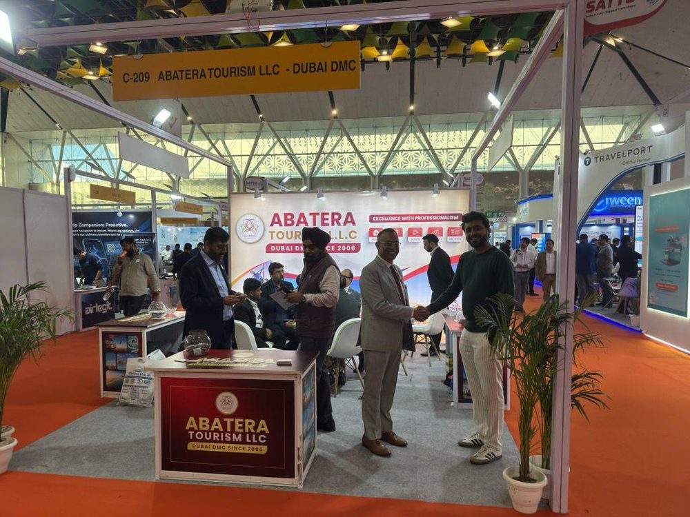 Abatera Tourism exhibition booth by MISO EXPO at Satte 2026, Delhi