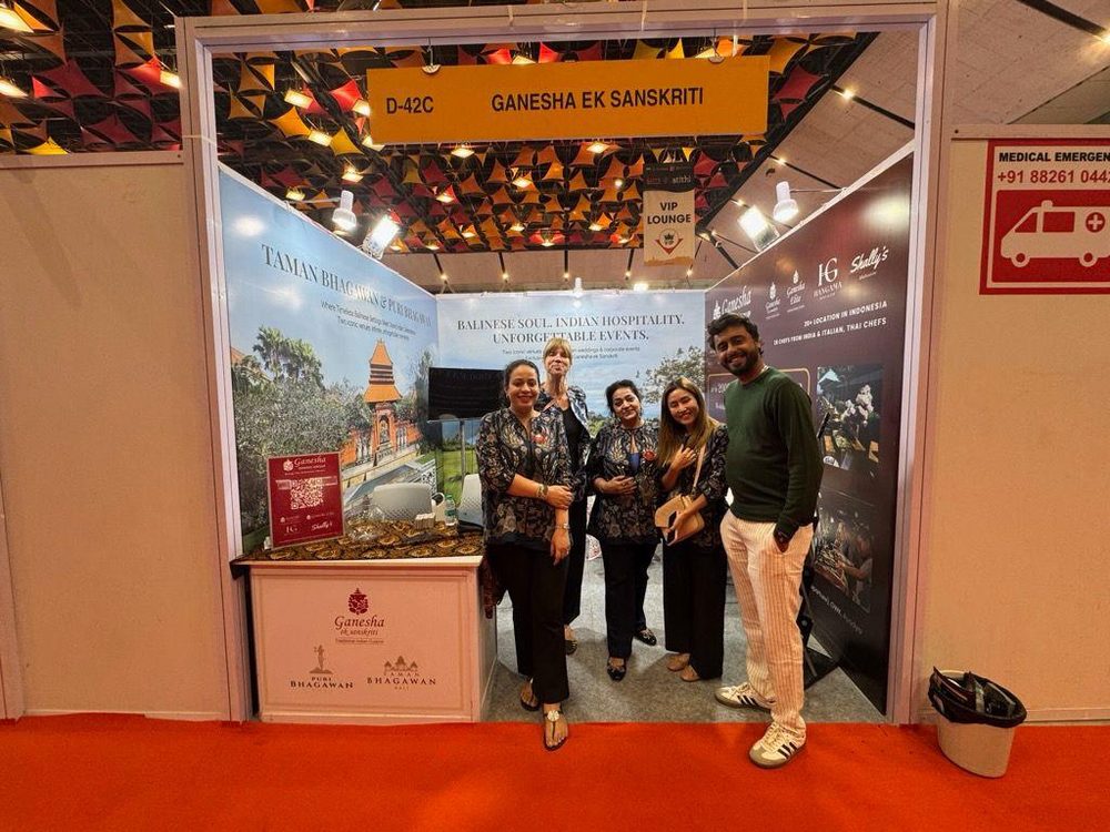 Ganesha Ek Sanskriti exhibition booth by MISO EXPO at Satte 2026, Delhi