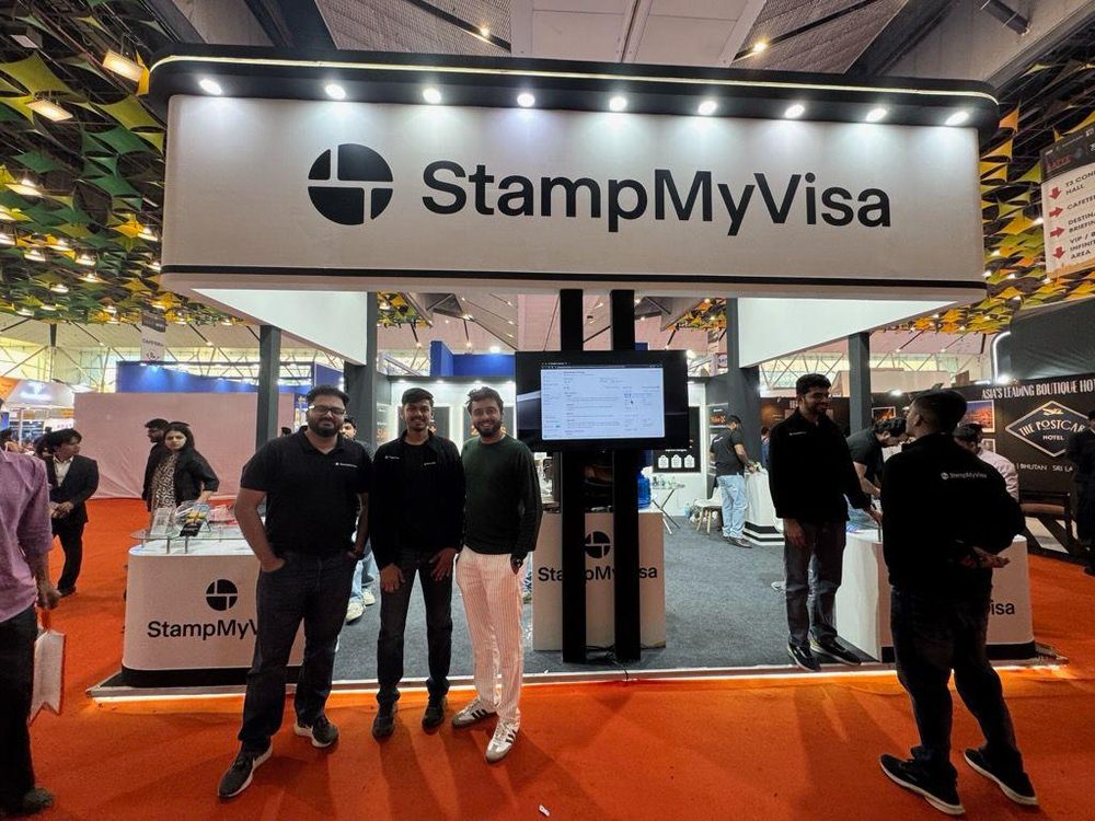 Stamp my Visa exhibition booth by MISO EXPO at Satte 2026, Delhi
